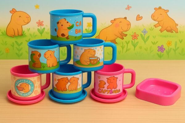 Taza plato y jabonera Wawi